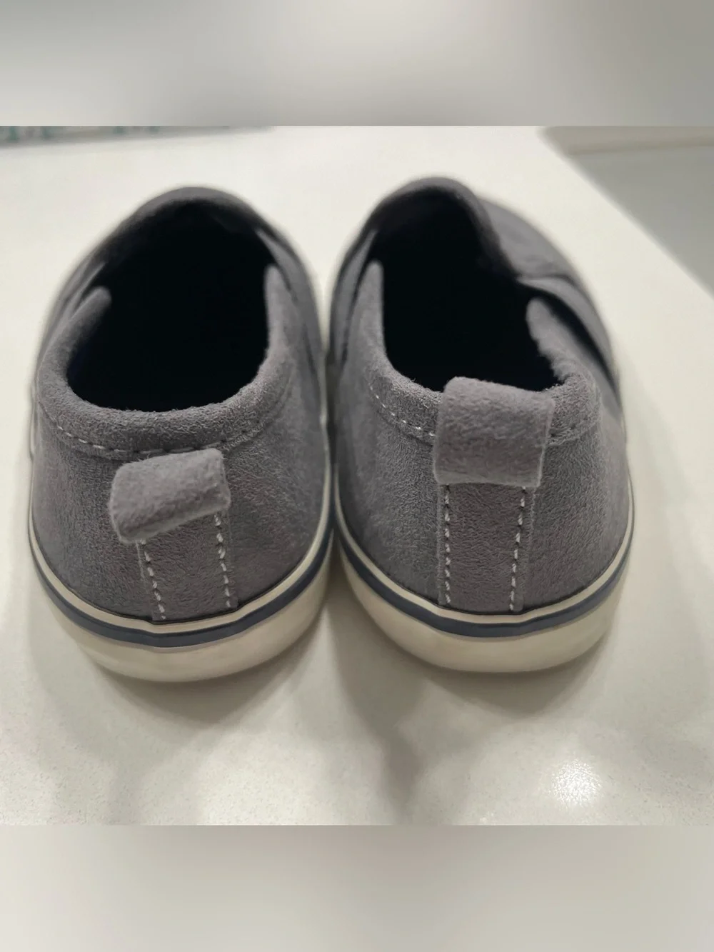 Old Navy Baby Gray Slip-On Sneakers